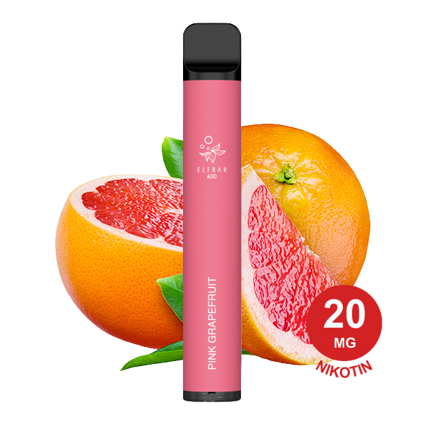 Elfbar 600 V1 pink Grapefruit 20mg Nikotin