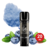 Elfbar Pod Mit Frischen Blaubeeren Und Blauer Zuckerwatte Auf Weißem Hintergrund, 2X Blueberry Cotton Candy Elfa Pod