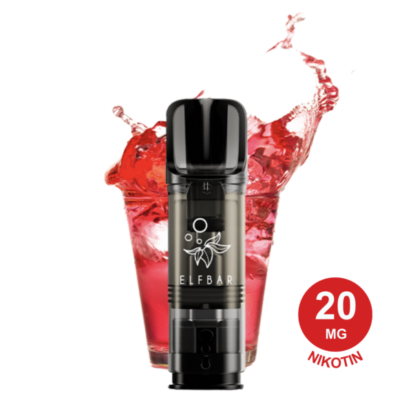 Schicker schwarzer Getränkebereiter mit rosa Limonade, die aus transparentem Glas spritzt, eine lebendige Erfrischung im modernen Design.