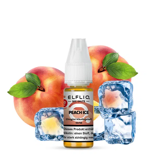 elfbar elfliq peach ice nikotinsalz liquid 1