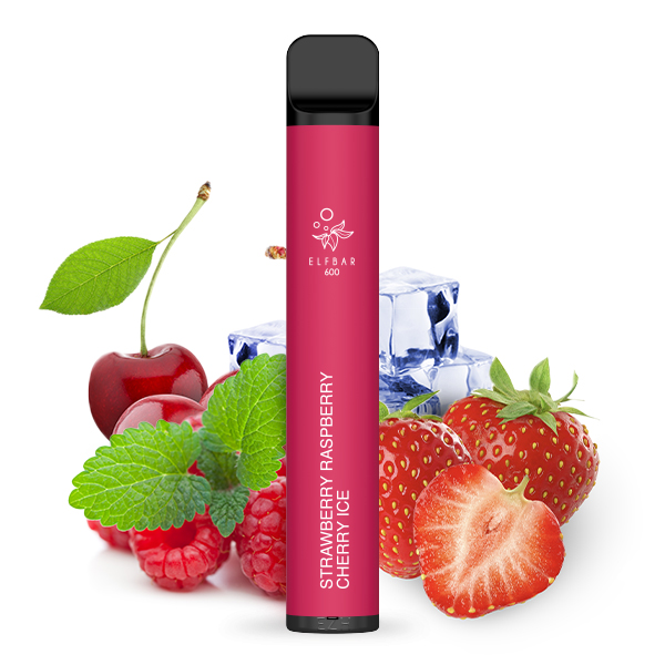 elfbar strawberry raspberry cherry ice