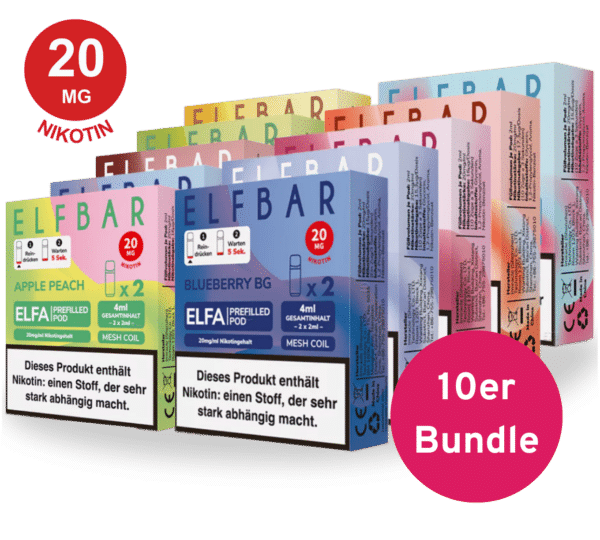 ELFA 10er Bundle mit Niotin