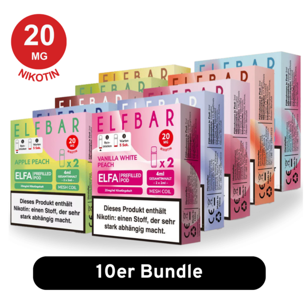 ELFBAR ELFA Pods- 10er Mix-Bundle