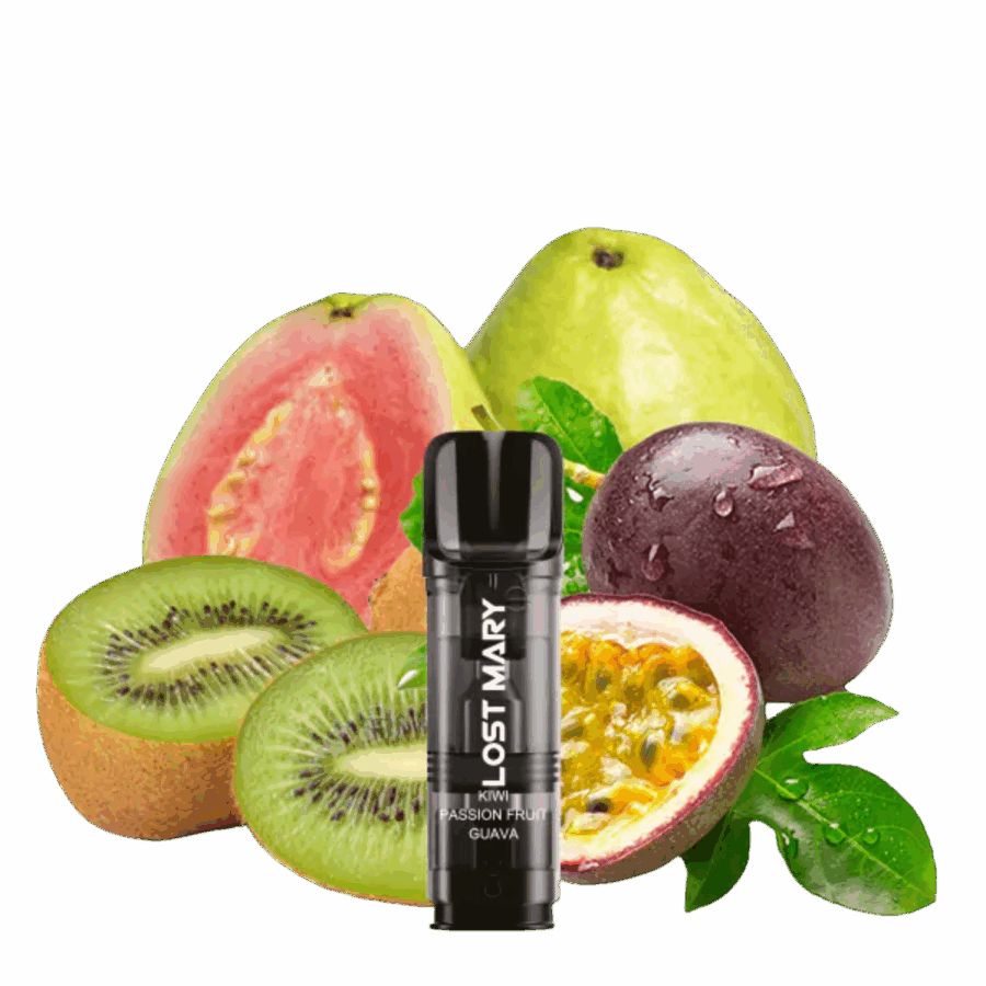 Lost Mary Tappo Pod – Kiwi Passion Fruit Guava 20Mg Nikotin (2Er Pack)