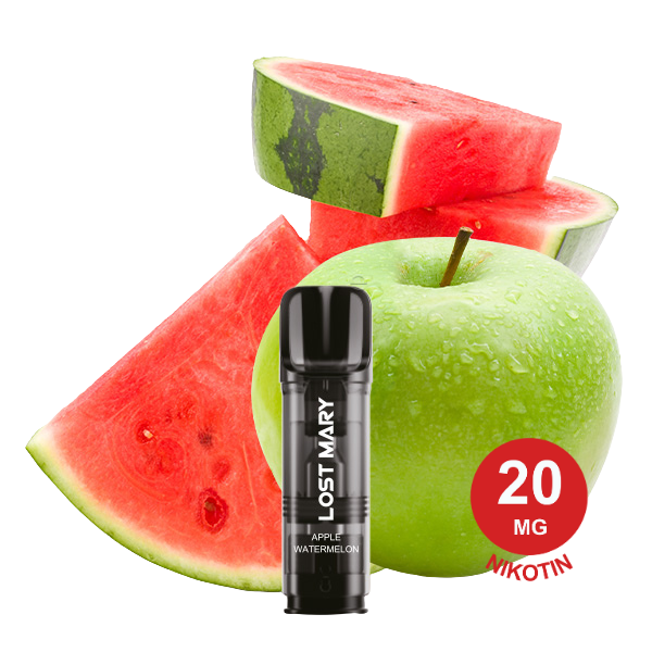 Lost Mary Tappo Pod – Apple Watermelon 20Mg Nikotin (2Er Pack) Tappo Pod Apple Watermelon