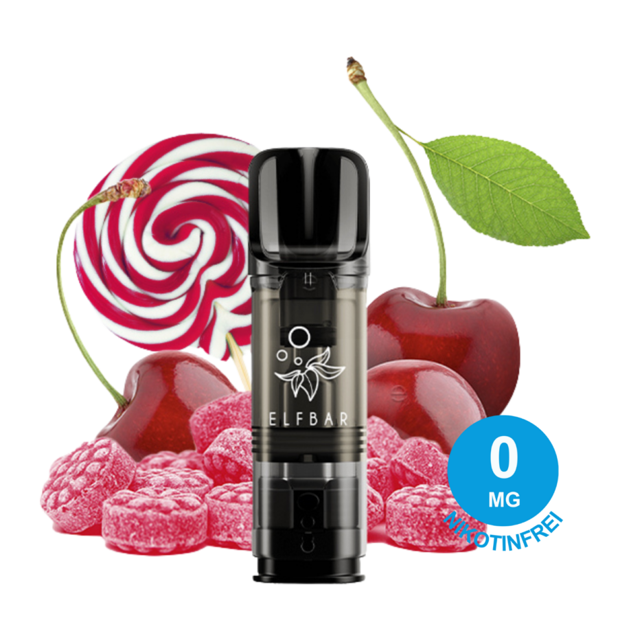 Elfbar Elfa Pod – Cherry 0Mg Nikotin (2Er Pack)