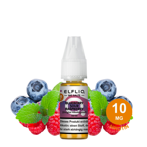Elfliq Blueberry Sour Raspberry 10 Mg