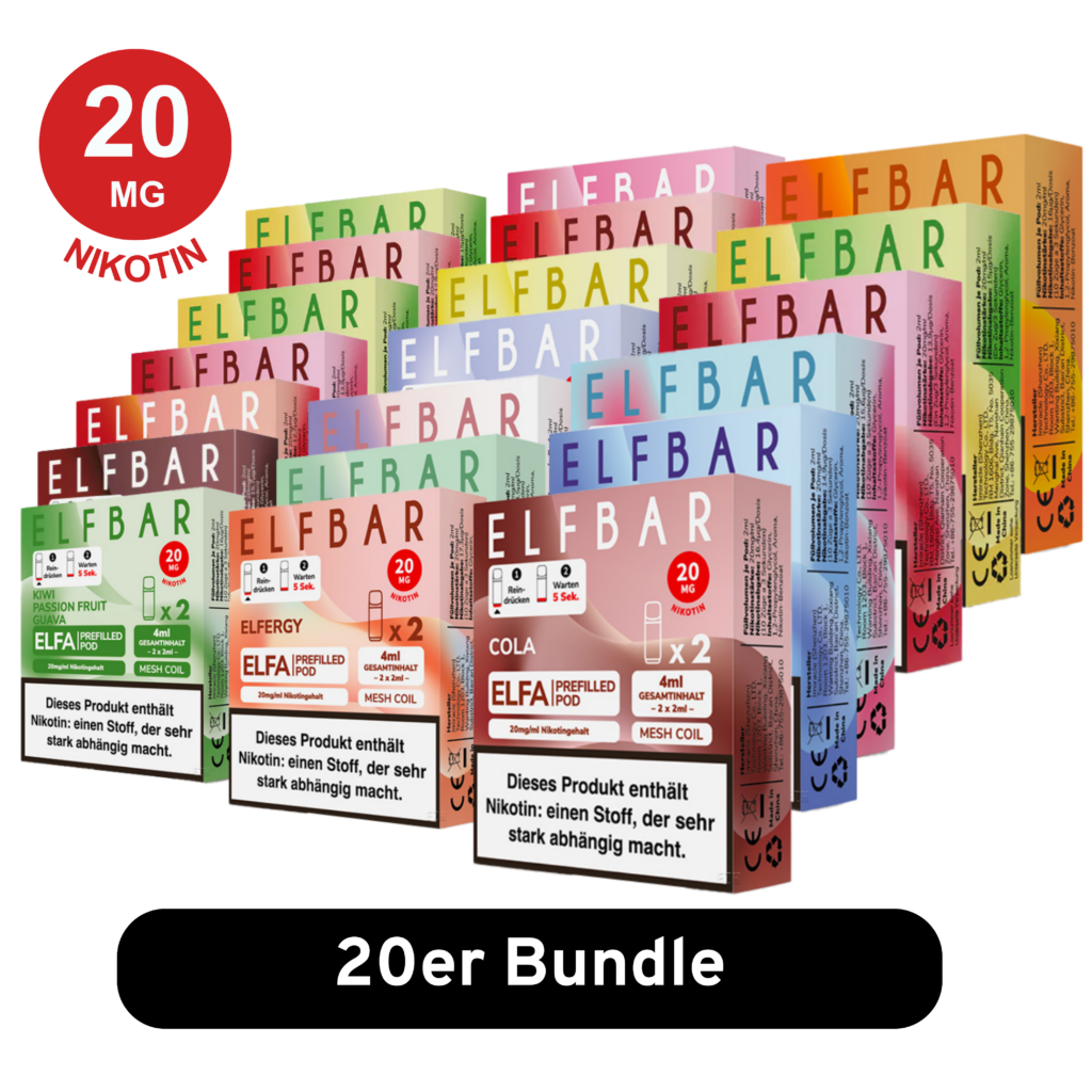elfbar elfa kaufen ELFBAR ELFA Pods - 20er Mix-Bundle