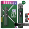 Elfbar Elfx Pro Refill Kit - 1200Mah - Forest Green