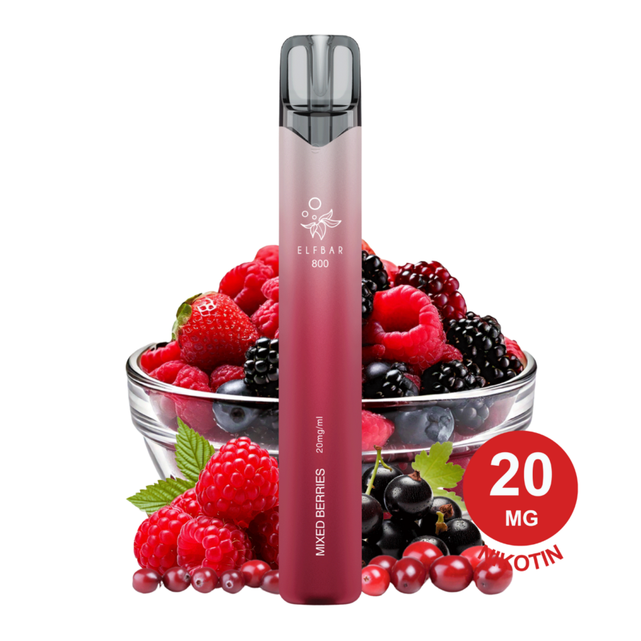 Elfbar 800 - Mixed Berries 20Mg Nikotin Elfbar 800 Mix Berries