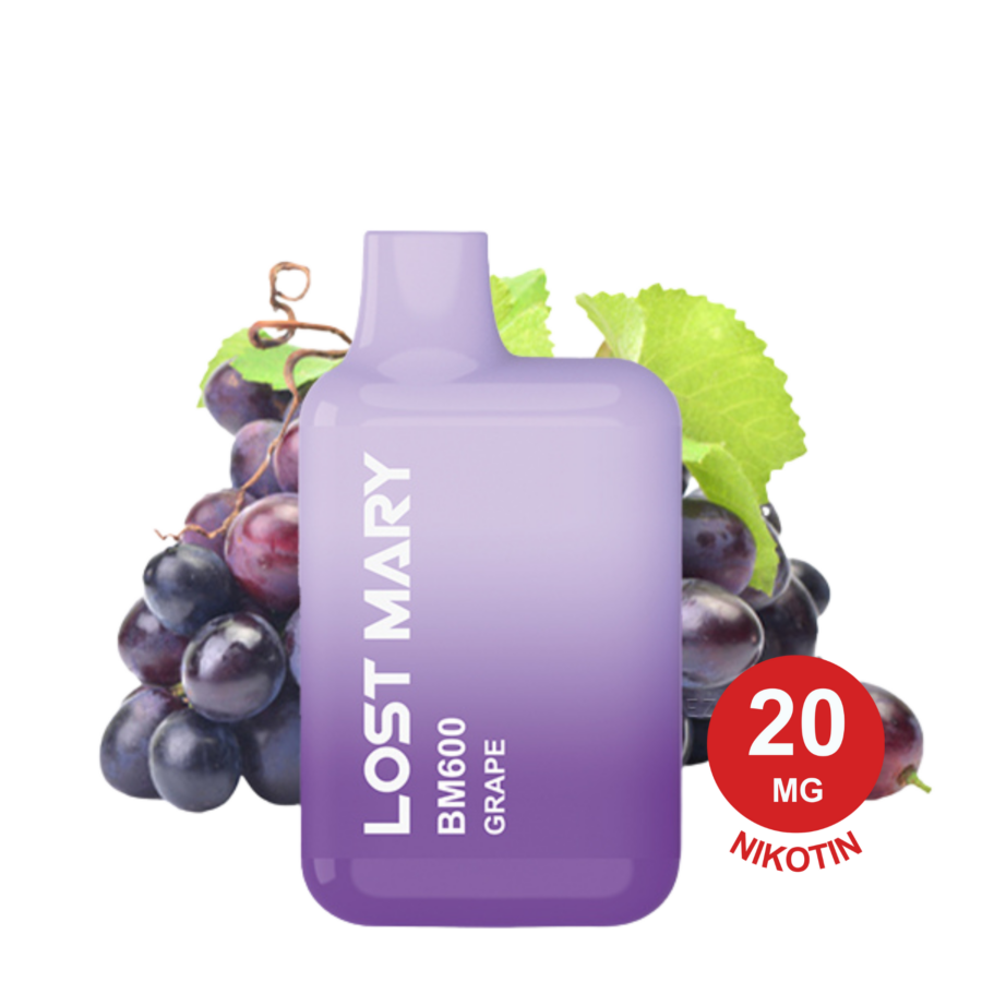 Lost Mary - Bm600 Grape 20Mg Nikotin Lost Mary Bm600 Grape