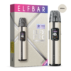 ELFBAR ELFX Pro Classic Edition White – Refillable Pod Starter Kit mit 45 Watt Leistung, QUAQ Dual Mesh Coil, Farbdisplay. Hochwertiges Vape-Gerät zum Wiederbefüllen für intensiven Geschmack und maximale Kontrolle.