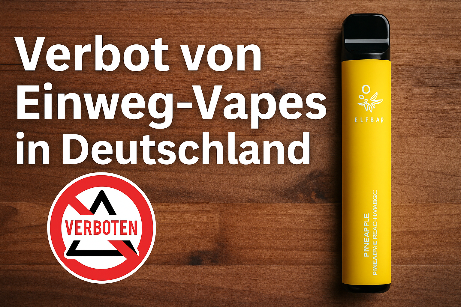 Einweg Vapes Verbot: Was du jetzt wissen musst (2025)