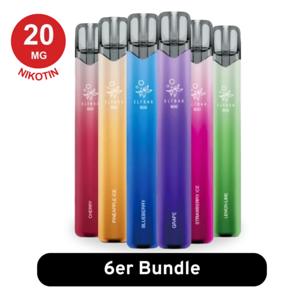 ELFBAR 800 - 6er Mix-Bundle