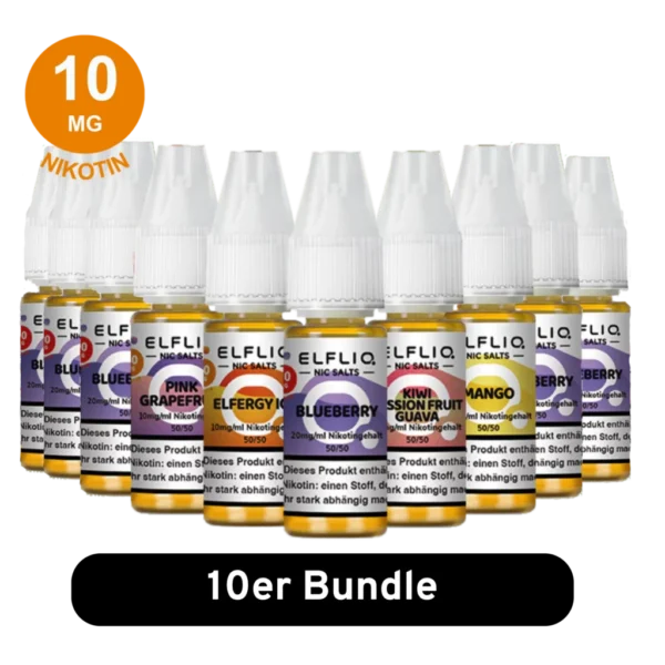 Elfliq 10Er Mix-Bundle Mit 10 Mg Nikotin