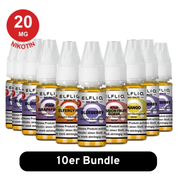 Elfliq 10Er Mix-Bundle Mit 20 Mg Nikotin