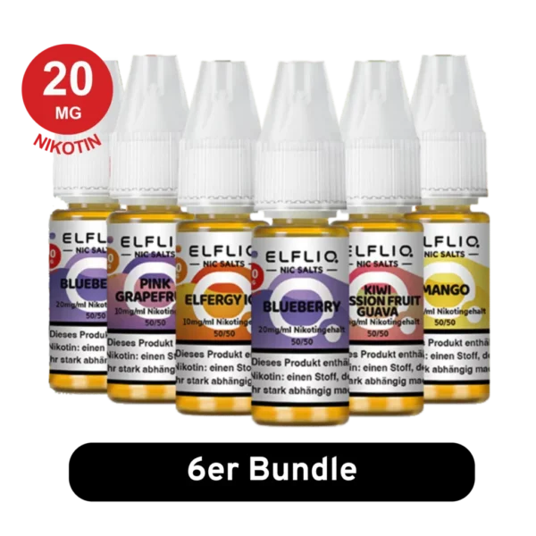 Elfliq 6Er Mix-Bundle Mit 20 Mg Nikotin