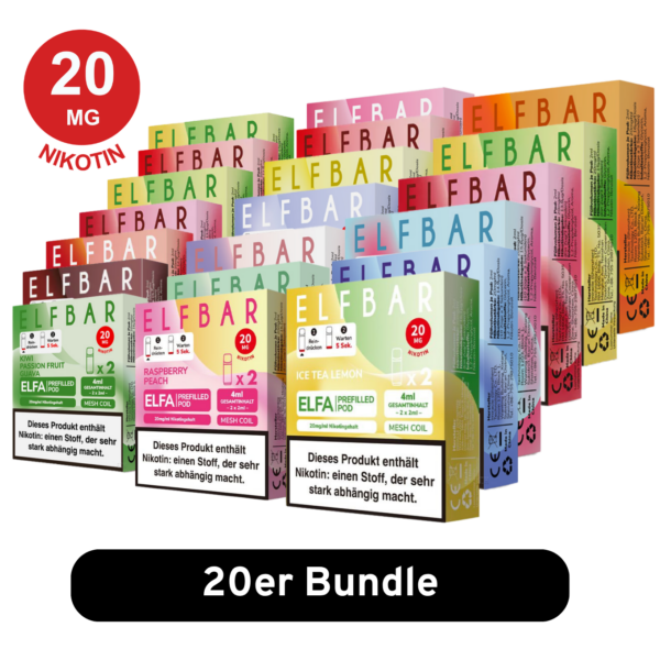 ELFBAR ELFA Pods - 20er Mix-Bundle