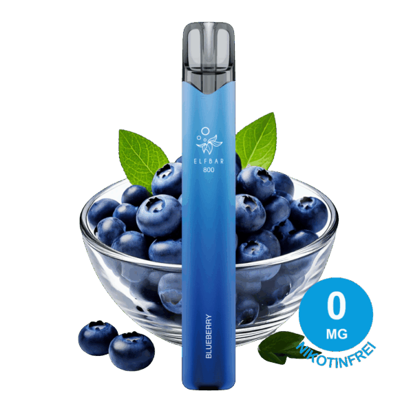ELFBAR 800 - Blueberry 0mg Nikotinfrei