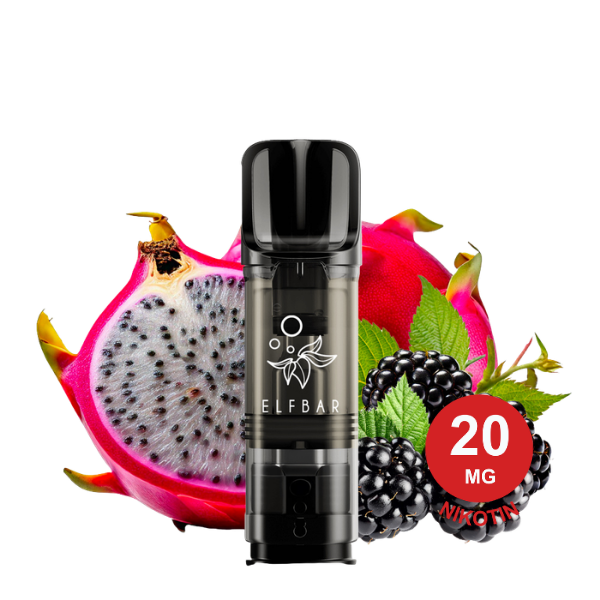 Elfbar Elfa Pod – Dragon Fruit Blackberry 20Mg Nikotin (2Er Pack) Elfa Pod Dragon Fruit Blackberry 20Mg 2