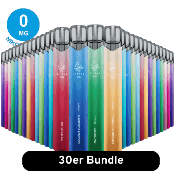 ELFBAR 800 – 30er Mix-Bundle 0mg Nikotinfrei