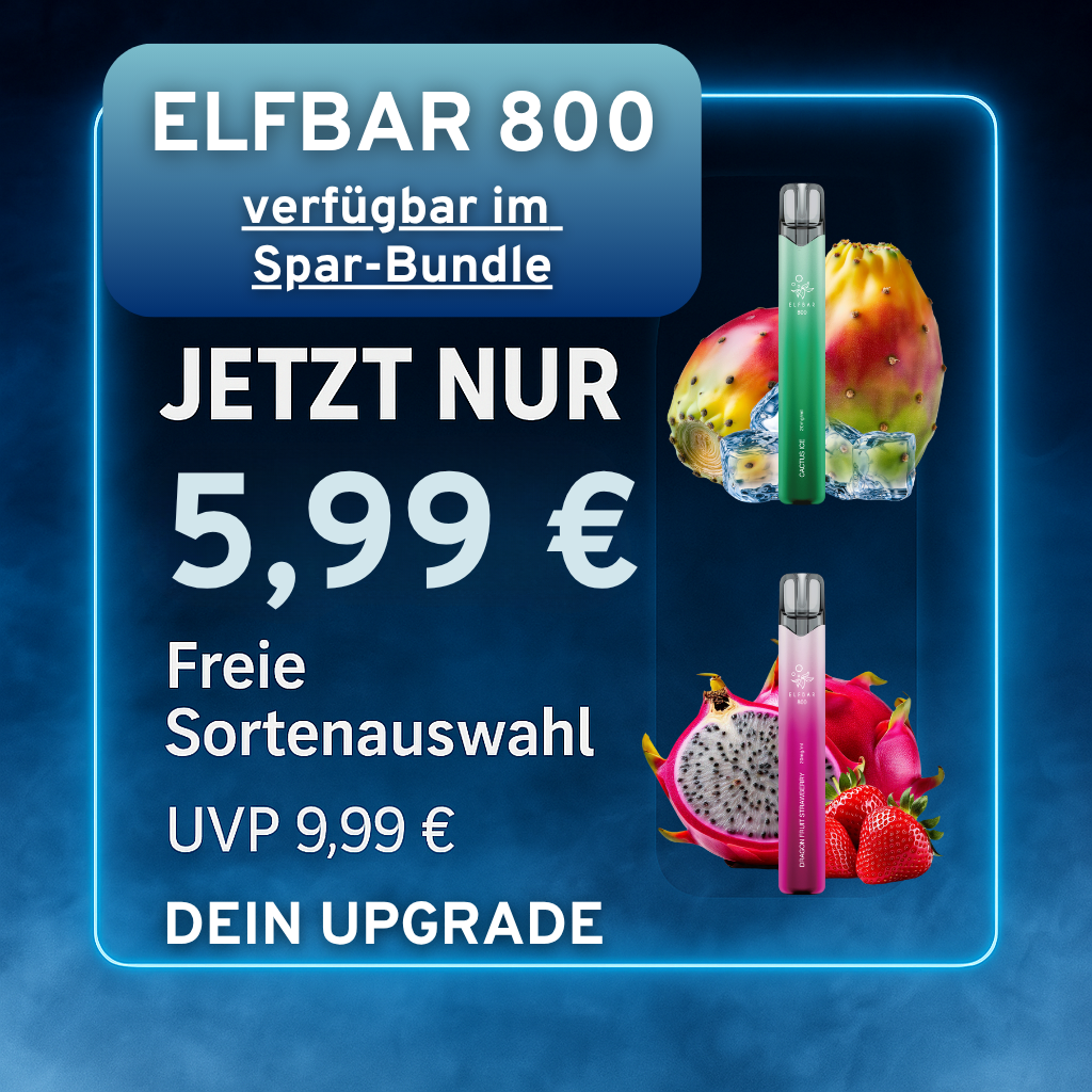Elfbar – Elfa Pods, Liquid, Und Elf Bar 600 800Er Sales Banner Startseite3