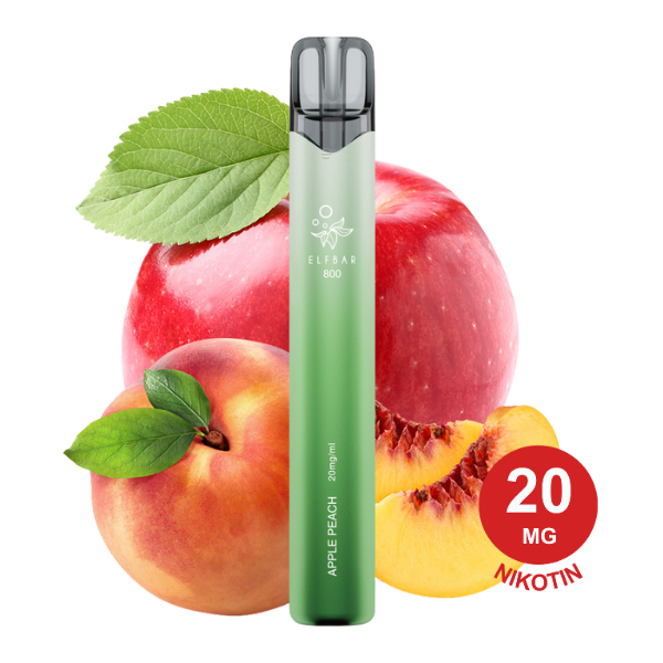 Elfbar 800 - Apple Peach 20Mg Nikotin Elfbar 800 Apple Peach