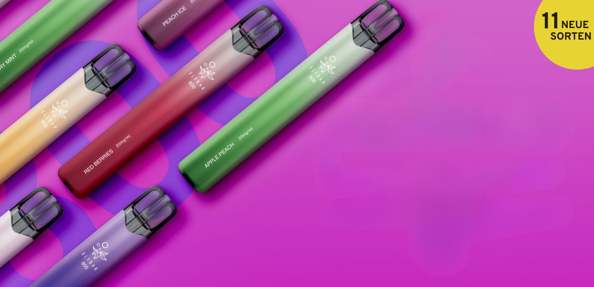 Elfbar – Elfa Pods, Liquid, Und Elf Bar 600 800 Kategorie Banner Fullsize 11Neue Sortensmall