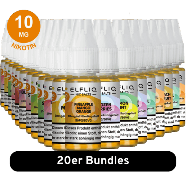 ELFBAR ELFLIQ Liquid – 20er Mix-Bundle 10mg