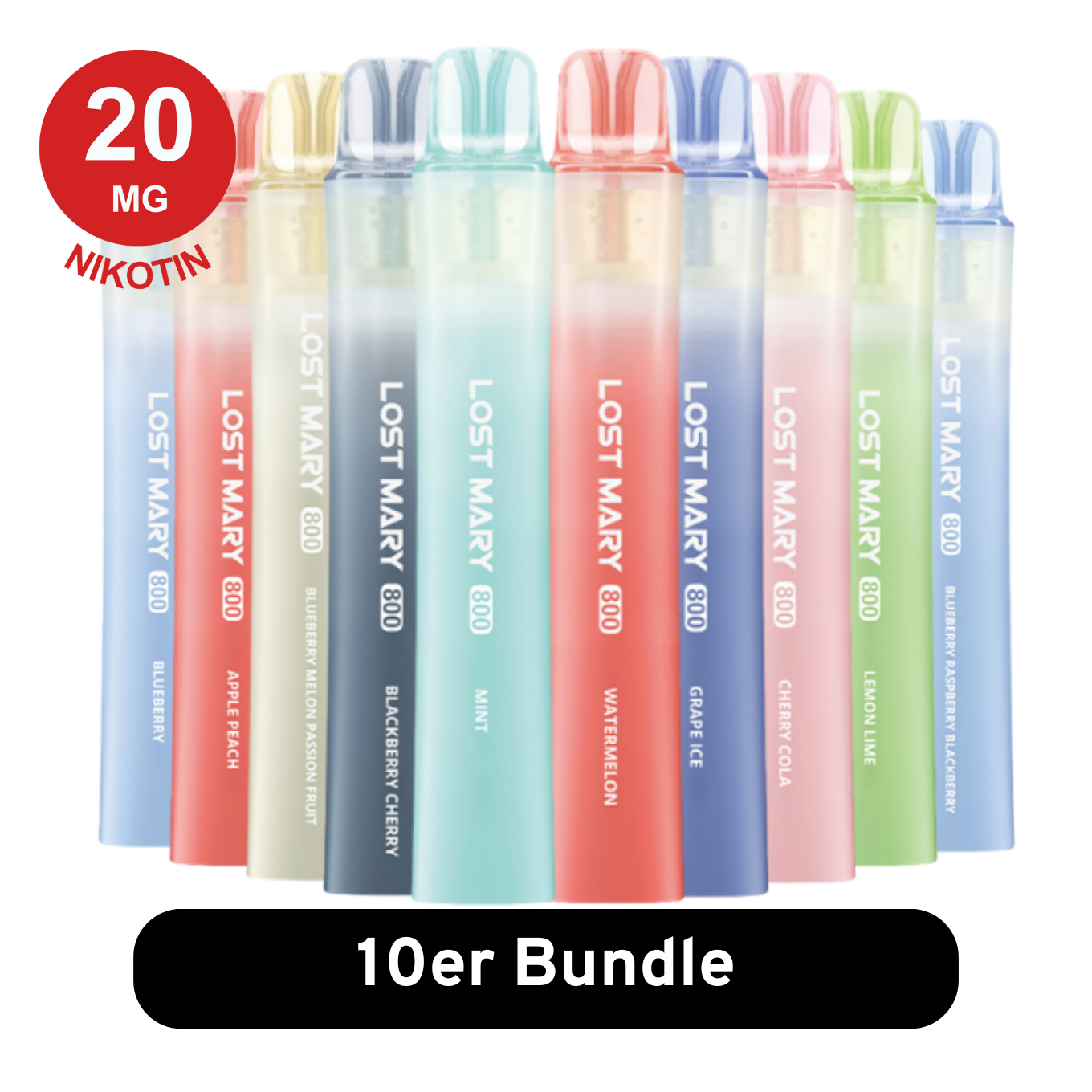 Lost Mary 800 - 10Er Mix-Bundle