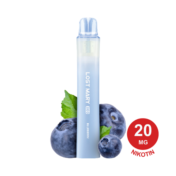 Lost Mary 800 - Blueberry 20Mg Nikotin Lost Mary 800 Blueberry