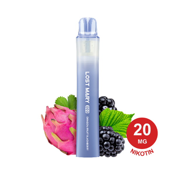 Lost Mary 800 - Dragon Fruit Blackberry 20Mg Nikotin Lost Mary 800 Dragon Fruit Blackberry