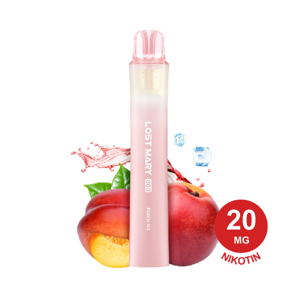 Lost Mary 800 - Peach Ice 20Mg Nikotin Lost Mary 800 Peach Ice