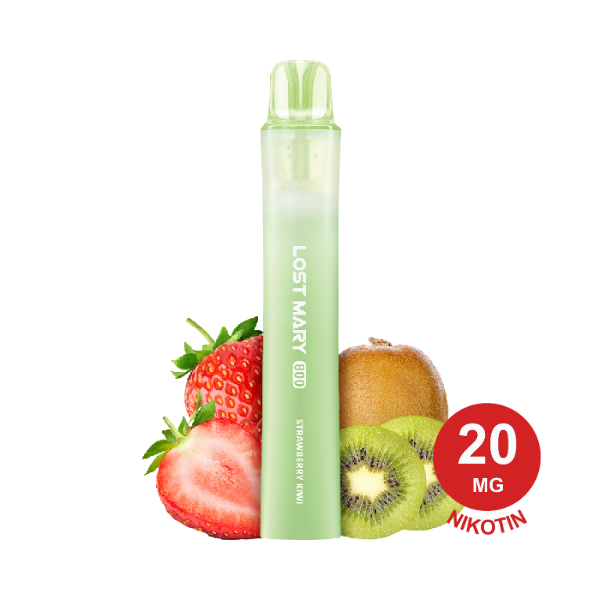 Lost Mary 800 - Strawberry Kiwi 20Mg Nikotin Lost Mary 800 Strawberry Kiwi 1