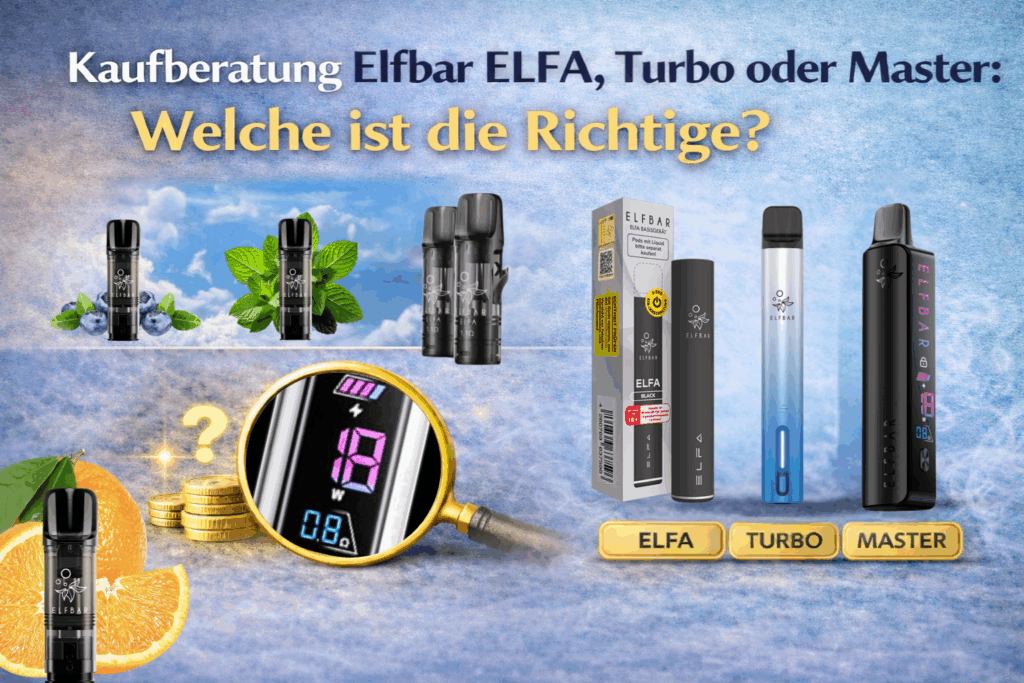 Kaufberatung Elfbar Elfa, Turbo Oder Master Blog Banner Kaufberatung Elfbar Elfa Turbo Master