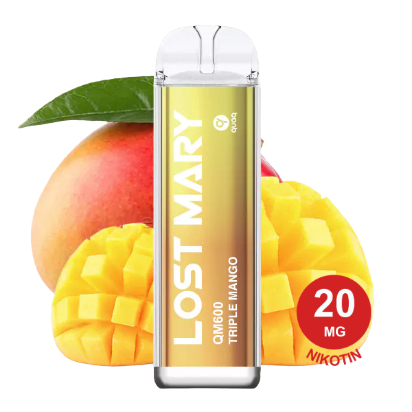 Lost Mary Qm600 – Triple Mango 20Mg Nikotin Lost Mary Qm600 Triple Mango