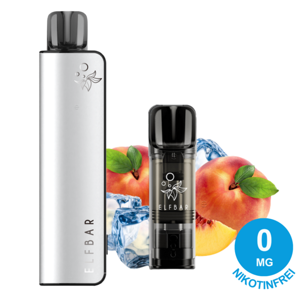 ELFBAR ELFA Master Probierset Nikotinfrei - Lunar Silver & Peach Ice (2er Pack)