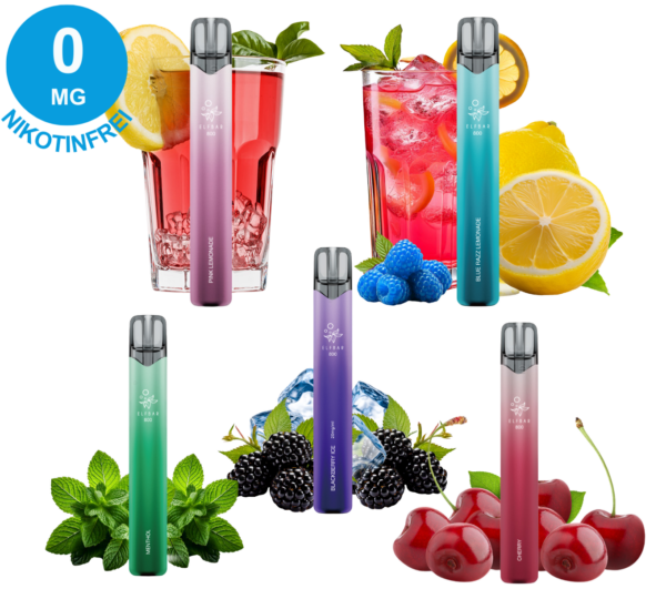 Elfbar 800 Probierset Fresh Fusion 0mg Nikotinfrei