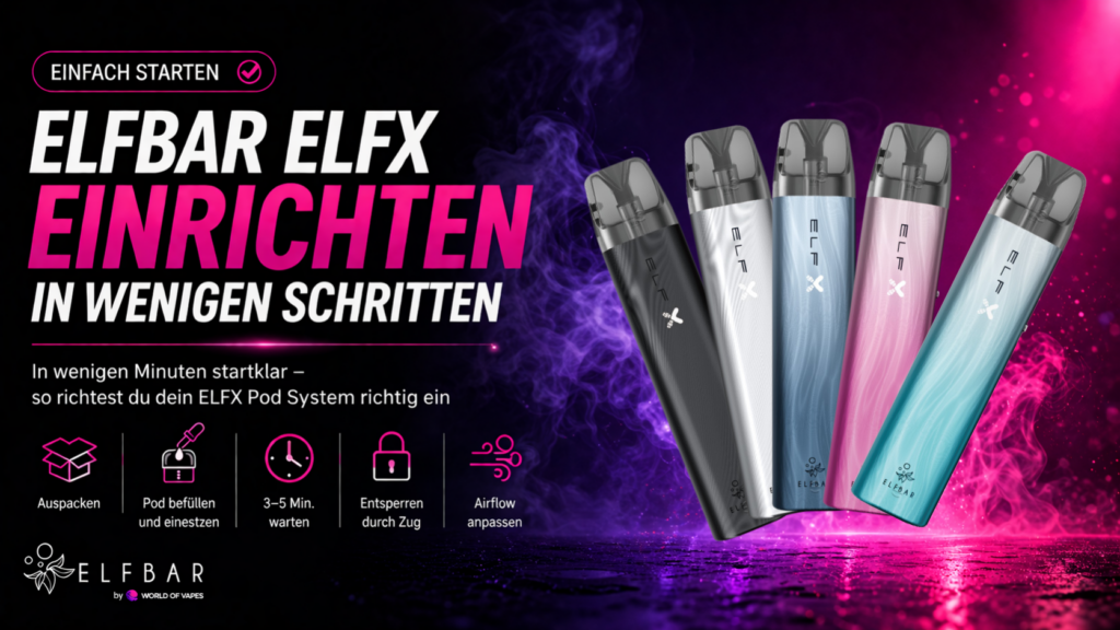 Inbetriebnahme Elfbar Elfx Pod System