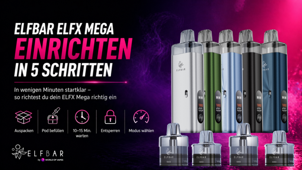 Inbetriebnahme Elfbar Elfx Mega Podsystem In 5 Schritten