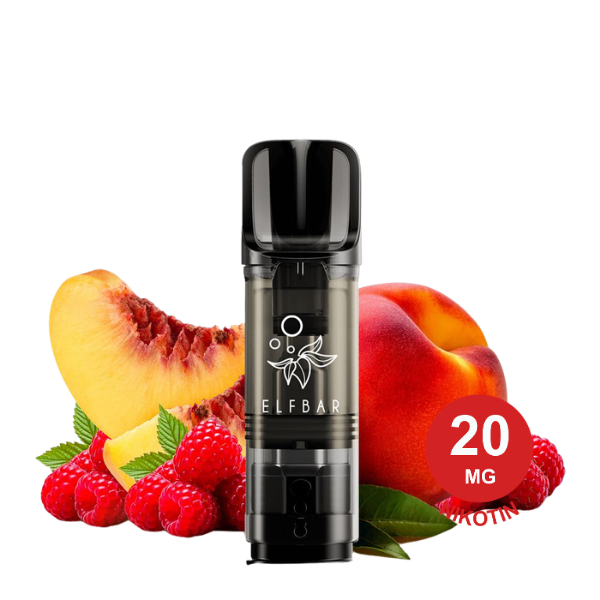 Elfbar Elfa Pod – Raspberry Peach 20Mg Nikotin (2Er Pack) Elfa Pod Raspberry Peach 20Mg 1