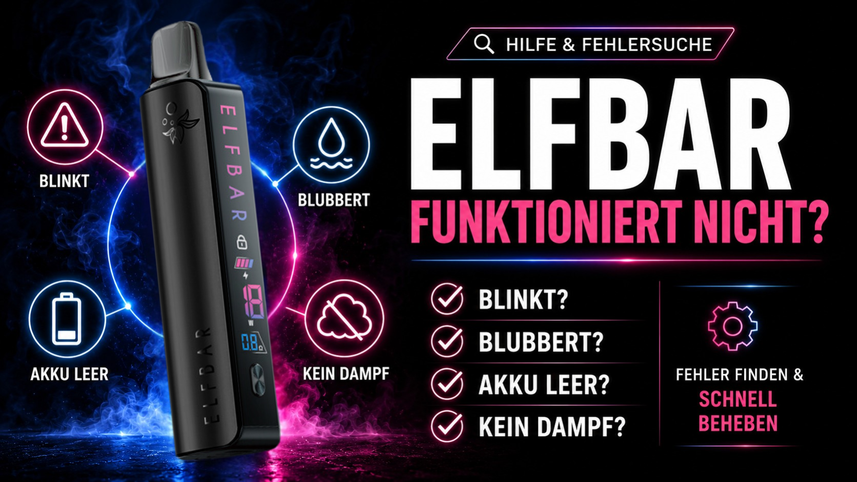 elfbar master funktioniert nicht mehr nicht? Ursachen & Soforthilfe elfbar master anleitung ELFA Leerpods & ELFX Flavour_Fruit Geschmack:Coconut Blueberry
