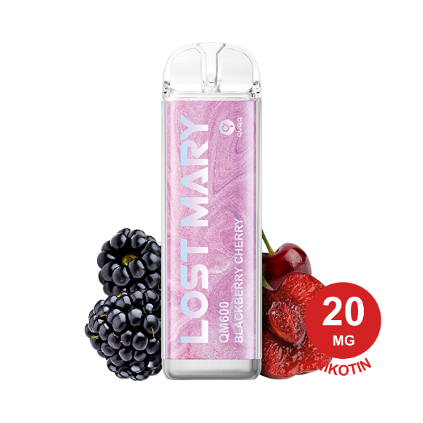 Lost Mary Qm600 – Blackberry Cherry 20Mg Nikotin