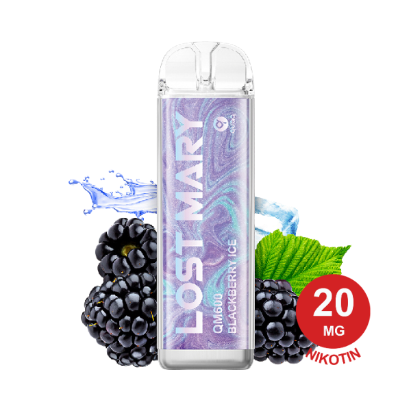 Lost Mary Qm600 – Blackberry Ice 20Mg Nikotin