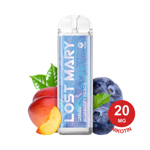 Lost Mary Qm600 – Blueberry Peach 20Mg Nikotin
