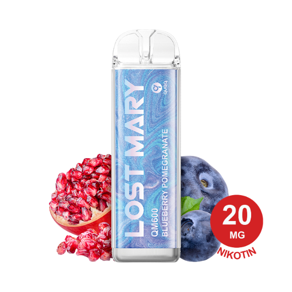 Lost Mary Qm600 – Blueberry Pomegranate 20Mg Nikotin