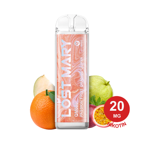 LOST MARY QM600 – Passion Fruit Orange Guava 20mg Nikotin