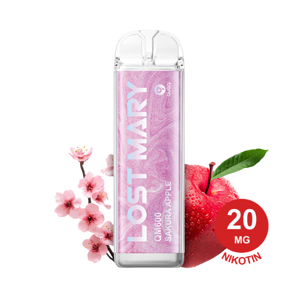 LOST MARY QM600 – Sakura Apple 20mg Nikotin