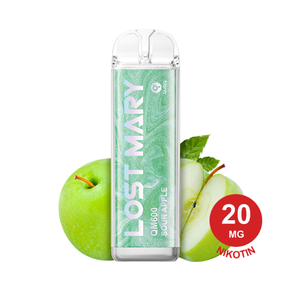 Lost Mary Qm600 – Sour Apple 20Mg Nikotin