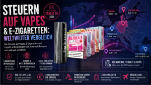 Steuern Auf Vapes Und E-Zigaretten: Weltweiter Vergleich Blog Banner Steuern Auf Vapes Weltweit